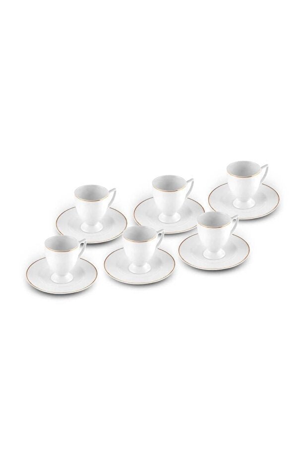 Karaca Professional Boyoz Turkish Coffee Cup Set - 6 - Person, 85ml Each - TryAladdin