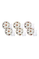 Karaca Professional Cat Motif Turkish Tea Set - 12 - Piece - TryAladdin