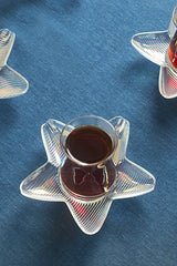 Karaca Professional Turkish Porcelain Luster Tea Set - 6 Person, 12 Piece - TryAladdin