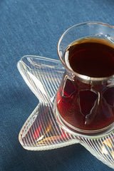 Karaca Professional Turkish Porcelain Luster Tea Set - 6 Person, 12 Piece - TryAladdin