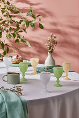 Karaca Rocco Professional Gold Rimmed Turkish Coffee Side Glasses Set - 6 x 60ml - TryAladdin