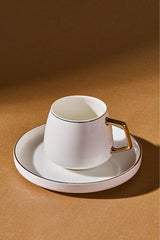 Karaca Saturn Professional Gold Turkish Coffee Cup Set - 6 x 100ml - TryAladdin