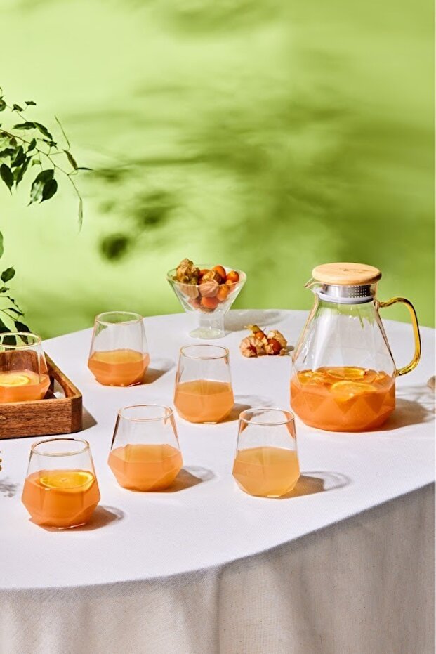 Karaca Savona Collection Professional 7 - Piece Water Glass Set - TryAladdin