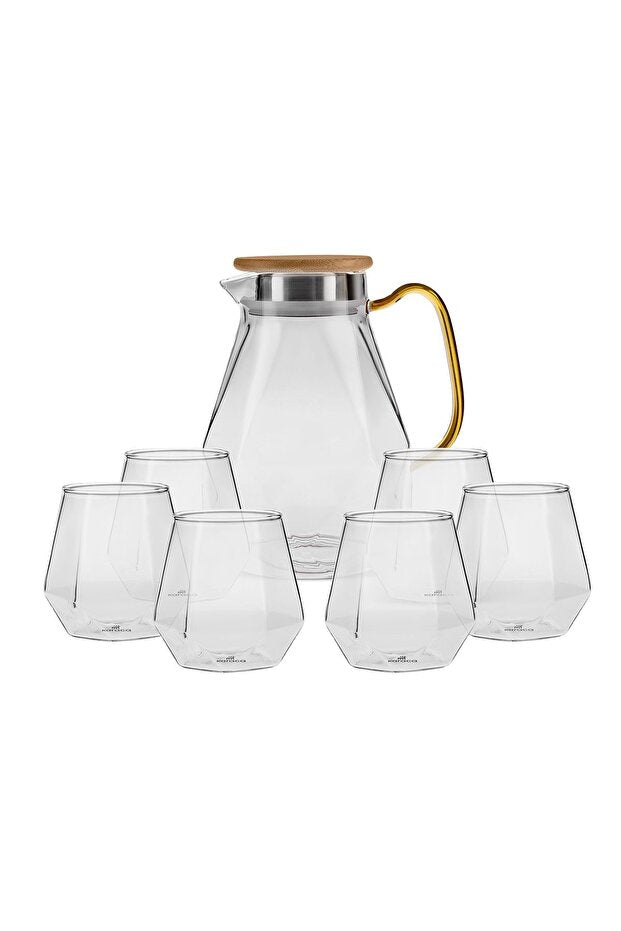 Karaca Savona Collection Professional 7 - Piece Water Glass Set - TryAladdin