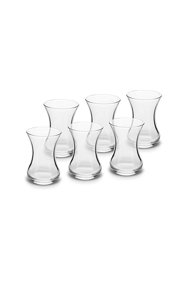 Karaca Vefa Premium Turkish Tea Glass Set - 6 Pcs - TryAladdin