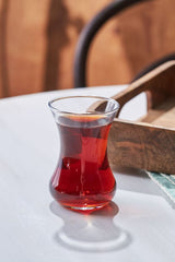 Karaca Vefa Premium Turkish Tea Glass Set - 6 Pcs - TryAladdin