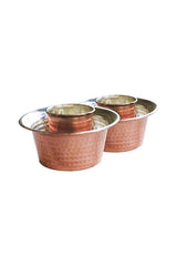 Kavele Professional Hand Hammered Copper Ehlikeyf Set - Single Serving - TryAladdin
