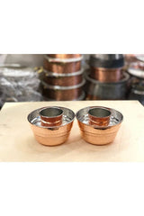 Kavele Professional Hand Hammered Copper Ehlikeyf Set - Single Serving - TryAladdin