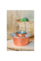 Kavele Professional Hand Hammered Copper Ehlikeyf Set - Single Serving - TryAladdin