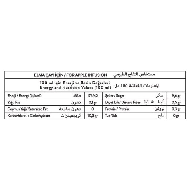 Kayla Gurme Premium Apple Fruit Tea Powder - 1000g - TryAladdin