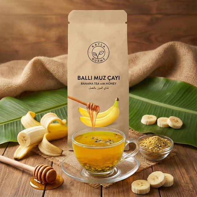 Kayla Gurme Premium Granulated Honey Banana Tea - 1000g - TryAladdin