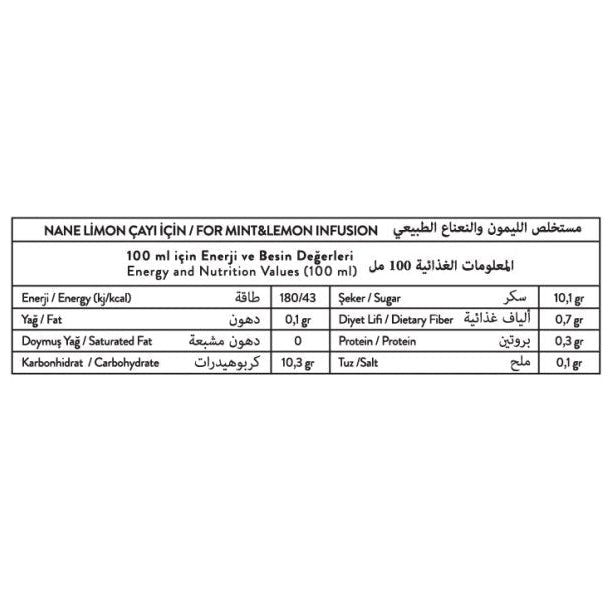 Kayla Gurme Premium Instant Mint Lemon Fruit Granule Tea - 175g - TryAladdin