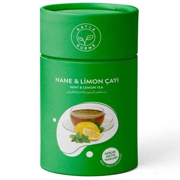 Kayla Gurme Premium Instant Mint Lemon Fruit Granule Tea - 175g - TryAladdin