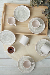 Keramika Premium Nordic Groundlace Coffee Set - 12 Piece - 6 Person - TryAladdin