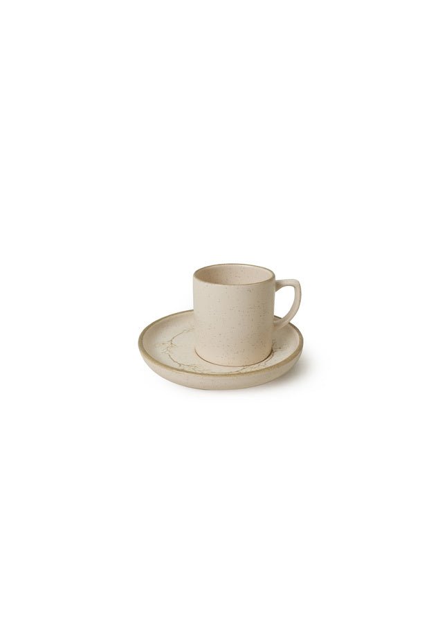 Keramika Professional Taupe Bloom Nordic Coffee Serving Set - 12 Piece - TryAladdin