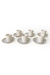 Keramika Sapphire Nordic 6 - Person Coffee Set - 12 Pieces - TryAladdin