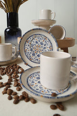 Keramika Sapphire Nordic 6 - Person Coffee Set - 12 Pieces - TryAladdin