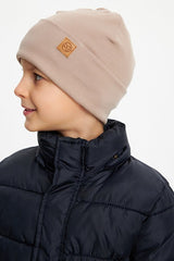 Kids 100% cotton Ribbed Beanie & Snood Set - TryAladdin