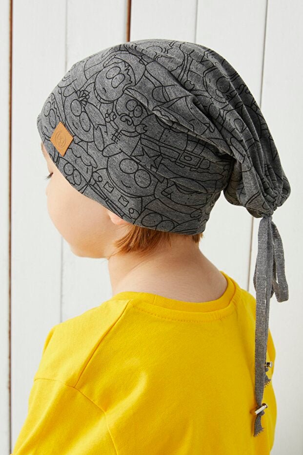 Kids 4 - Season Figured Beanie Hat - Soft cotton & Versatile - TryAladdin
