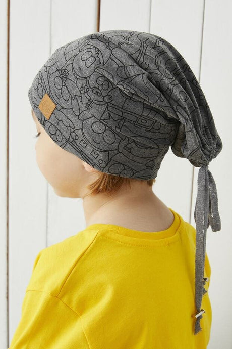 Kids' 4 - Season Figured Beanie Hat - Soft Cotton & Versatile - TryAladdin