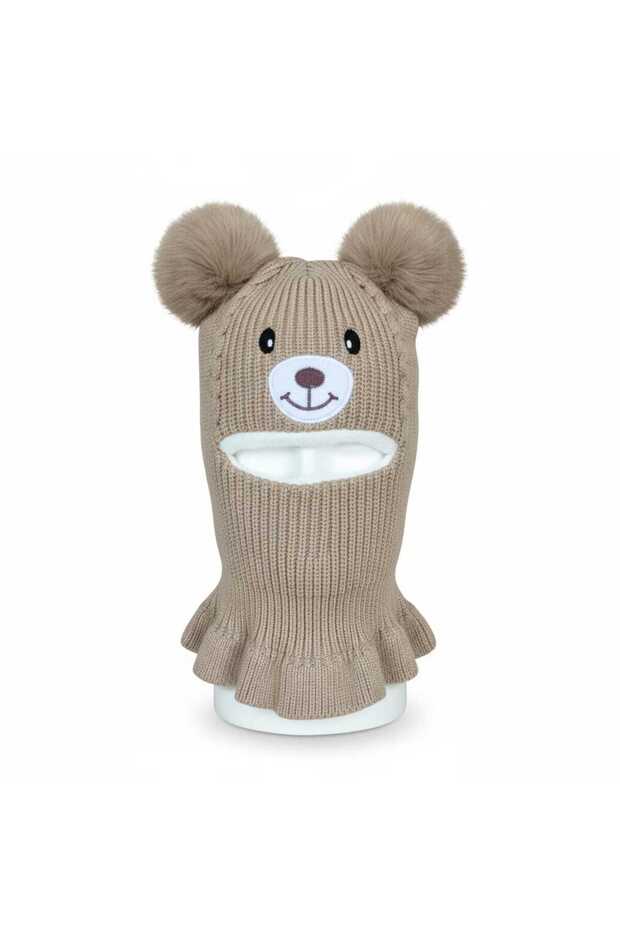 Kids Bear Balaclava - Fleece Lined Winter Snow Mask (3 - 8 Yrs) - TryAladdin