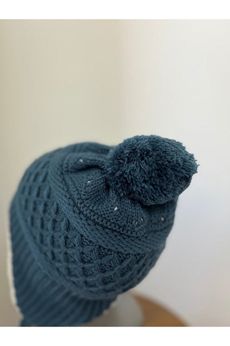 Kids' Earflap Beanie - Soft Plush Lined, Standard Size - TryAladdin