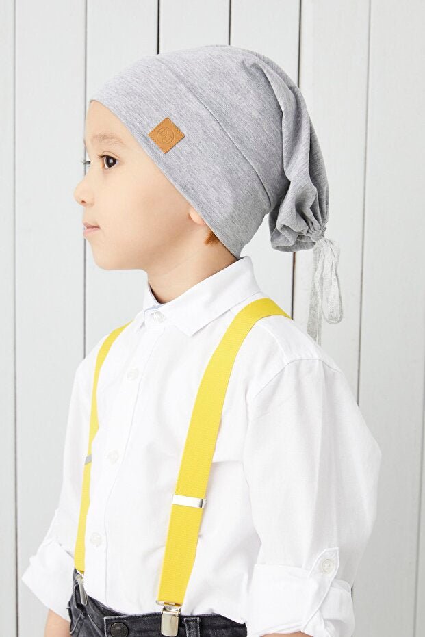 Kids Grey 4 - Season Soft cotton Beanie Hat - TryAladdin