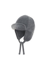 Kids Grey Fleece Hat & Scarf Set - Warm & cozy - TryAladdin
