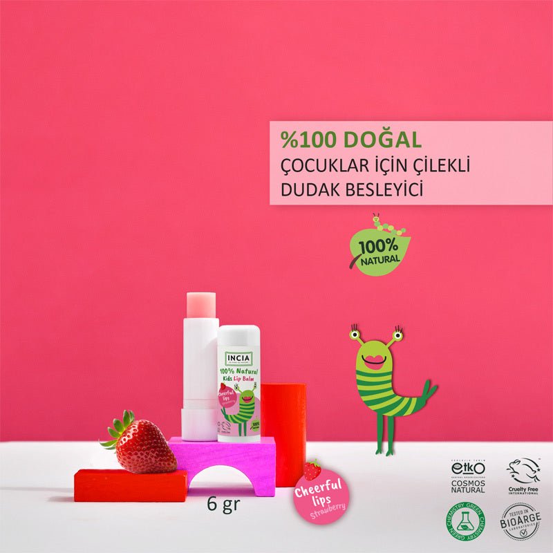 Kids Lip Balm - Nourishing & Protecting - Mineral Oil & Silicone - Free - TryAladdin