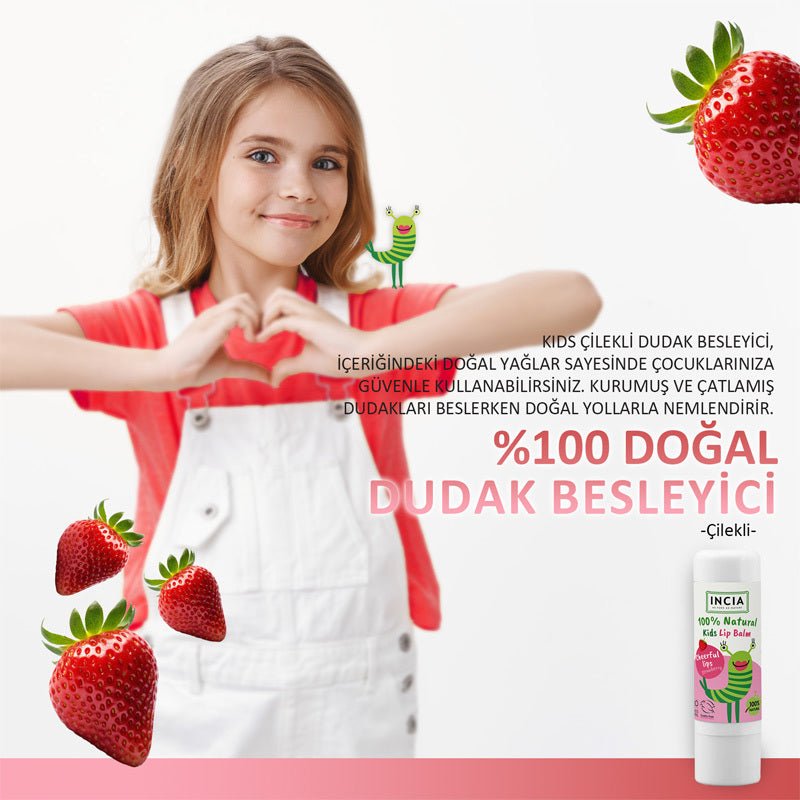 Kids Lip Balm - Nourishing & Protecting - Mineral Oil & Silicone - Free - TryAladdin