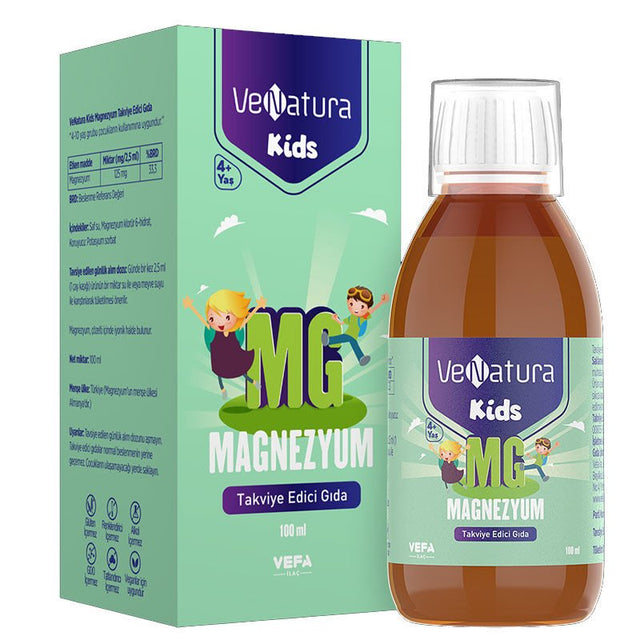 Kids Magnesium Liquid Supplement - Daily Wellness Support 4 - 10 Years - TryAladdin