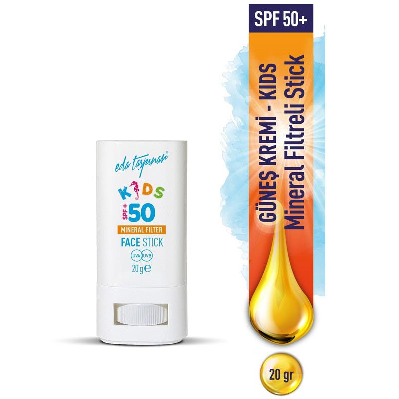 Kids Mineral Filter Face Stick - SPF 50+ with Blue Light Protection - TryAladdin