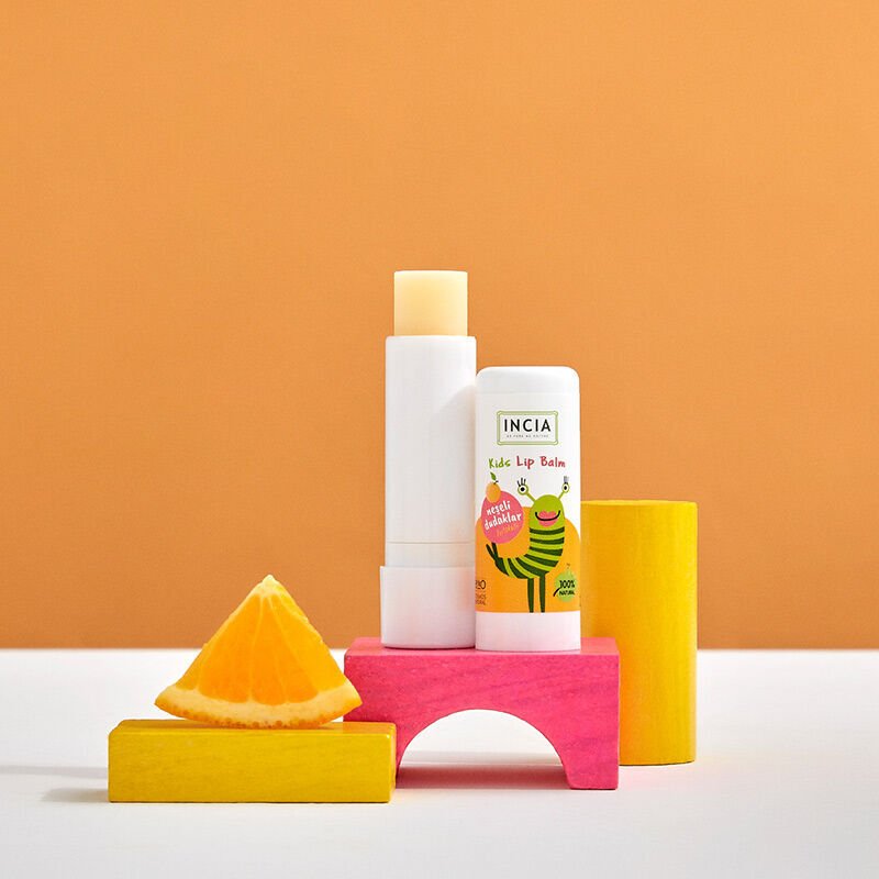 Kids Natural Orange Lip Balm - Deeply Hydrating & Protective - TryAladdin