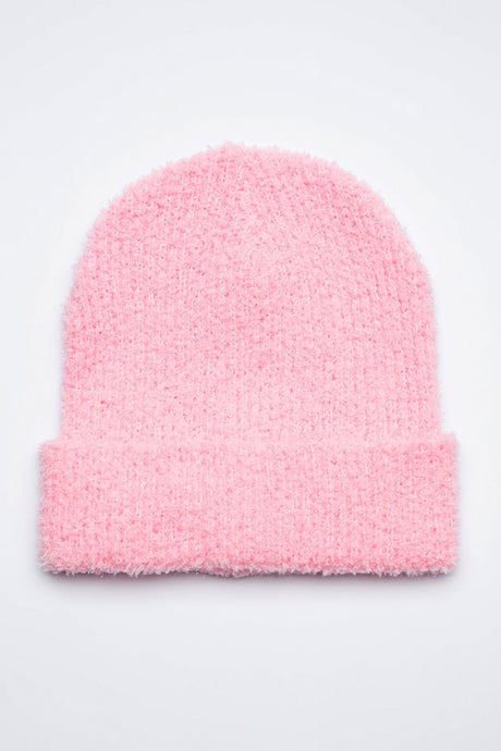 Kids Pink Shimmer Beanie - cozy & Stylish Winter Warmth - TryAladdin