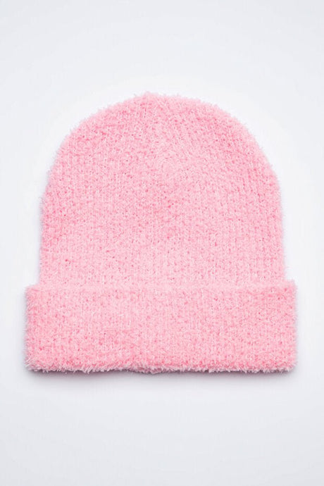 Kids' Pink Shimmer Beanie - Cozy & Stylish Winter Warmth - TryAladdin