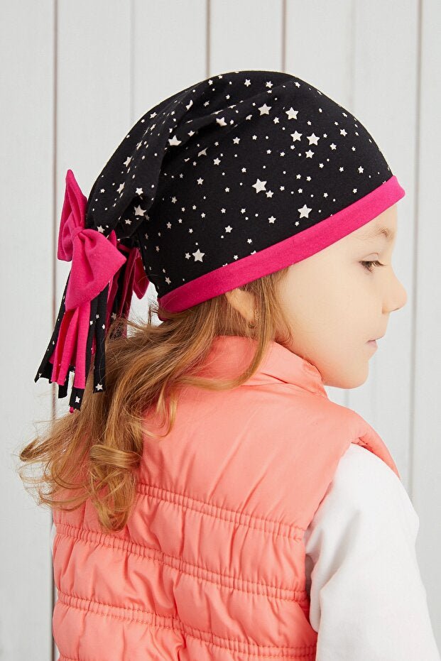 Kids Star Pattern cotton Beanie - Soft & Double Layered - TryAladdin