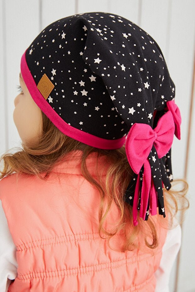 Kids Star Pattern cotton Beanie - Soft & Double Layered - TryAladdin