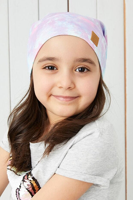 Kids' Tie - Dye Beanie Hat & Buff - Soft 4 - Season Cotton - TryAladdin