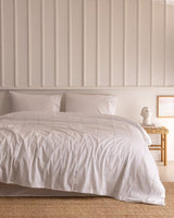 King Size 100% Cotton Ranforce Embroidered Bedding Set - TryAladdin