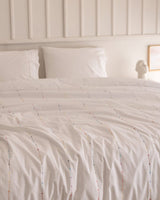 King Size 100% Cotton Ranforce Embroidered Bedding Set - TryAladdin