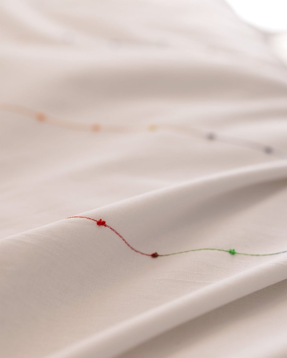 King Size 100% Cotton Ranforce Embroidered Bedding Set - TryAladdin