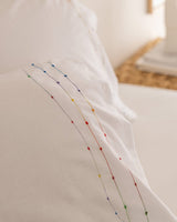 King Size 100% Cotton Ranforce Embroidered Bedding Set - TryAladdin