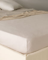 King Size Bamboo Fitted Sheet - Ultra Soft & Breathable Bedding - TryAladdin