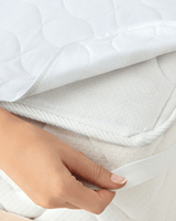 King Size Quilted Mattress Protector Pad - Soft & Breathable Bed Cover - TryAladdin