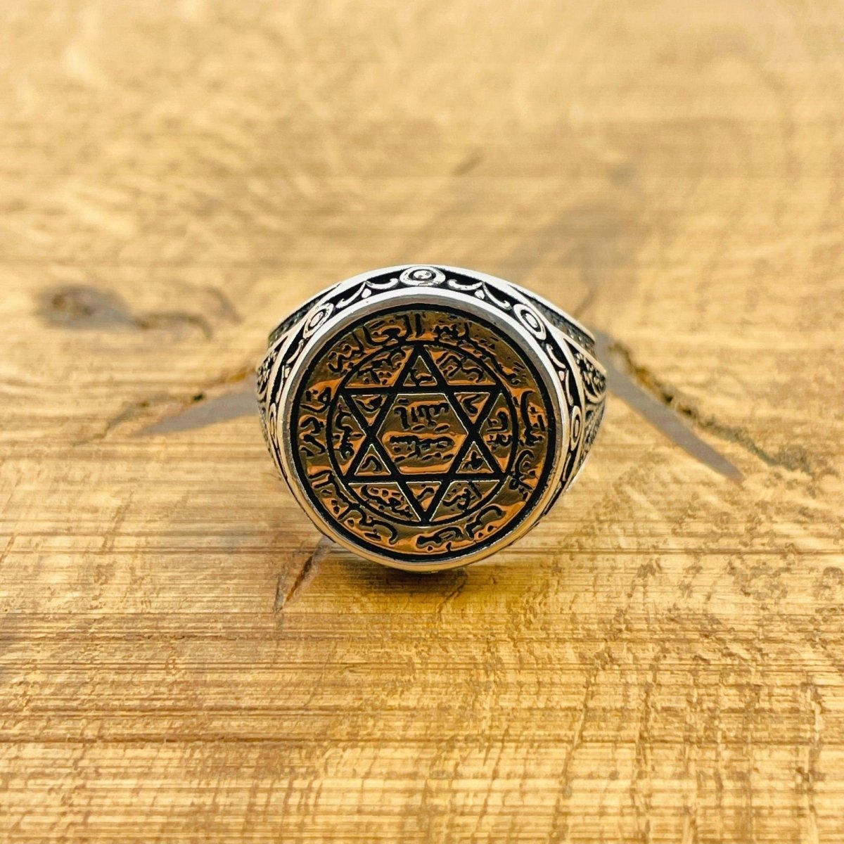 King Solomon Seal Silver Ring