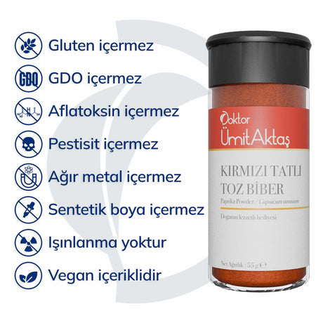 Capsicum annuum Powder - Pure, Natural Color & Flavor Enhancer