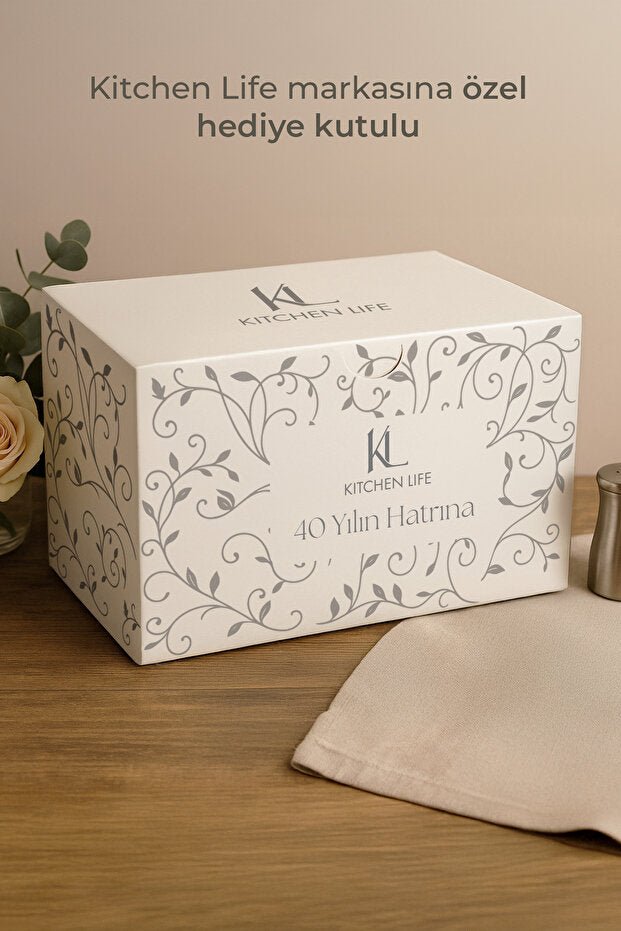 Kitchen Life Saturn Modern Striped Turkish Coffee Cup Set - 12 - Piece Professional Collection - TryAladdin