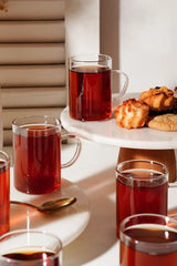 Kitchen Way Professional Luxury Thin Heat - Resistant Borosilicate Glass Mugs - Set of 6 - TryAladdin