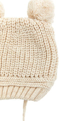 Knitted Baby Hat with Pom - Poms - Soft & Warm - TryAladdin