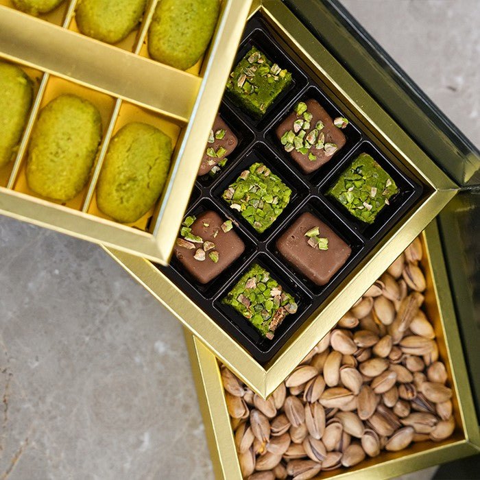 Kocak Luxury Signature Pistachio Medley Gift Box - Gourmet Assortment - TryAladdin